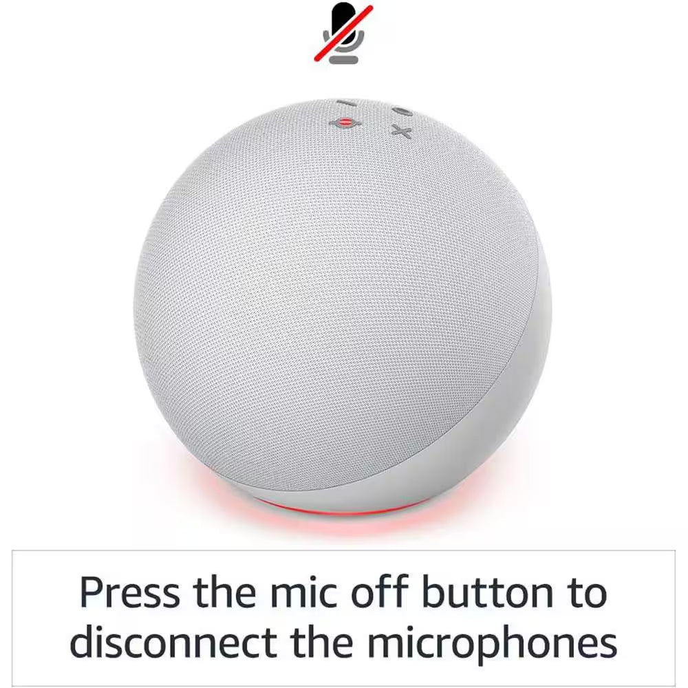 Echo Dot (5Th Gen) Smart Speaker with Alexa Charcoal