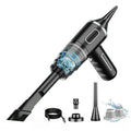Handheld Vacuum Cordless, 29000PA Powerful Car Vacuum Cleaner, 120W Mini Rechargeable Hand Held Vacuum, Hand Held Vacuum with Strong Suction Bug Sucker for Home, Pet Hair, Car, Green